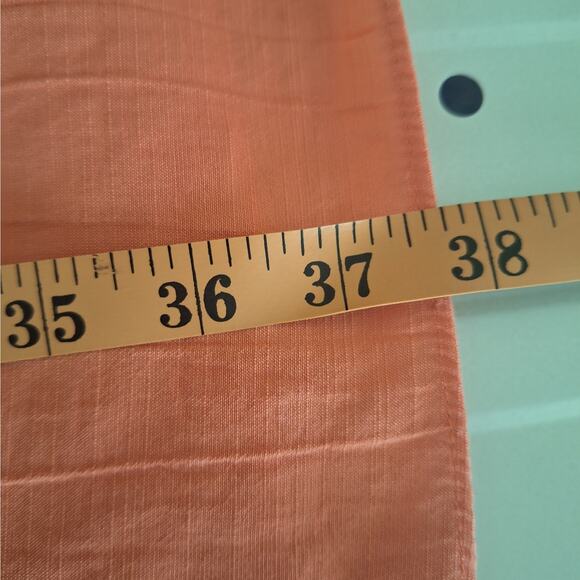 Nine West Womens Midi Sundress Peach Coastal Boho Hippie Beachy Midi XXL - Picture 8 of 8